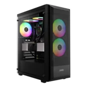 Gamdias Gaming kucište Aura GC6 Elite, Midi Tower, Bez napajanja, ARGB, Crno