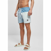 Mens 3 Block Swimsuit - Pastel Blue
