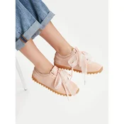Calvin Klein Superge Low Profile Run Mg Sue Db Laces HW0HW03150 Svetlo rožnata