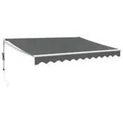 Vidaxl Avtomatsko zložljiva tenda antracit 3x2,5 m