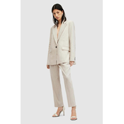 Otroške lanene hlače AllSaints WHITNEY TROUSER bež barva, W017QA