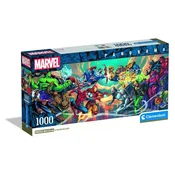 Marvel junaki 1000-delna panoramska sestavljanka s posterjem - Clementoni