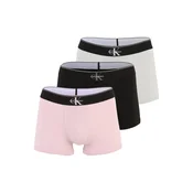 Calvin Klein Underwear Boksarice svetlo siva/roza/črna