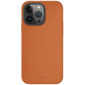 UNIQ case Lino Hue iPhone 15 Pro Max 6.7 Magclick Charging orange
