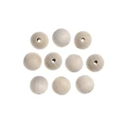 Lesene kroglice 2,5 cm - paket 10 kosov | Različne barve | Natural