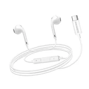 OEM Mayaxess, Žične USB-C slušalke z vgrajenim mikrofonom za Samsung Galaxy A55, Bela, (5000299418)