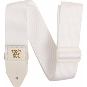 Ernie Ball Polypro Tekstilni kitarski pas White/White