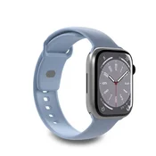 Puro Silikonski pašček za Apple Watch 38 40 41 mm Icon, svetlo moder - 2 kosa.