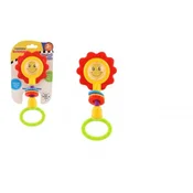 Teddies Gomoljček/igračka cvet iz plastike 8x19cm na kartici 3m+