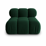 Zelena baršunasta modularna sjedeca garnitura () Bellis – Micadoni Home