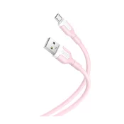 XO Kabl NB212 USB Micro 2.1A/ roza
