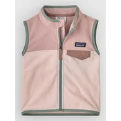 Patagonia Micro D Snap-T Kids Vest pink frost