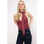 TRENDYOLMILLA Ženska bluza Twoss26Bz00488, Bordo