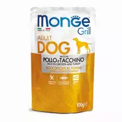 Monge Grill s piščancem in puranom 100 g - Piščanec - Monge