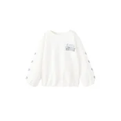 MANGO KIDS Majica LIMITED opal / golobje modra / off-bela