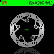 NG Zadnji zavorni disk jeklen KTM Duke 690/790/890 08-22, 240 mm 5 lukenj