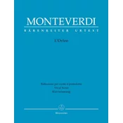 MONTEVERDI:LORFEO VOCAL SCORE