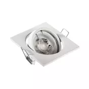 Ugradna plafonska svetiljka 1xGU10/MR16/10W/230V 9x9 cm bela