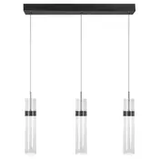 LED luster na sajli AMBIENTE 3xLED/6W/230V 3000/4000/6000K crna