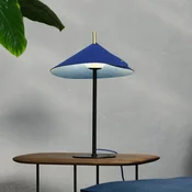 OSRAM namizna svetilka Decor Flip, modra, filc, G9, nastavljiva - Dnevna soba/jedilnica - Kovina
