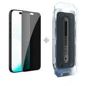 Nillkin kaljeno steklo 0.25mm Guardian 2.5D za Apple iPhone 18 Pro črno (z aplikatorjem)