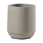 Skodelica za zobno ščetko TIME 10 cm, temno siva, beton, Zone Denmark