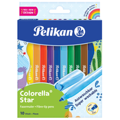 Pelikan Fiber peresa Pelikan colorella star, kartonska škatla za 10 kosov, (21655778)