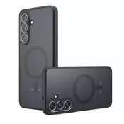 Hibridna maska PureFrost MagSafe za Samsung Galaxy S25 FE - black