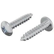 Vidaxl Leseni vijaki 2 szt. srebrna M4 x 20 mm Jeklo