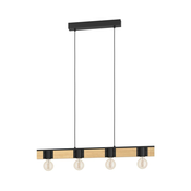 Eglo 43902 - Lestenec na vrvici BAILRIGG 4xE27/40W/230V