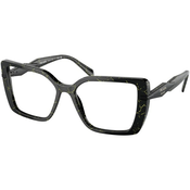 PRADA Okvir za naocare 0PR 03ZV 19D1O1 53, Ženski, Crni
