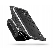 Techsuit – sportski držak na ruku (TH10) – Za telefone do 6,5 – Siva / Bijela KP27257