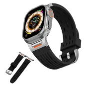 Pašček za Apple Watch 1 2 3 4 5 6 7 8 9 10 42 mm 44 mm 45 mm 49 mm črne barve