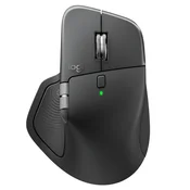 Logitech bežicni miš MX Master 4 USB Bluetooth za više uredaja, grafitna boja, 910-007562