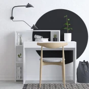 Hanah home Radni sto 95x117x45cm Beli