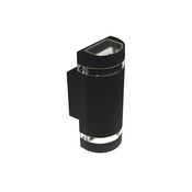 Spoljašnje zidno svetlo KORTEK 2xGU10/30W/230V IP44 crna