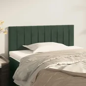Vidaxl vidaXL Vzglavje postelje temno zeleno 80x5x78/88 cm žamet