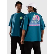 The Dudes Unathletic Club Back Classic Oversize He T-S deep peacock