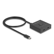 razdelnik DELOCK, USB-C 2-1 switch, 8K, dvosmjerni