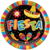 Papirnati krožnički Fiesta Party 27cm (8 kos)
