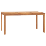 Vrtni blagovaonski stol 160 x 80 x 77 cm od masivne tikovine