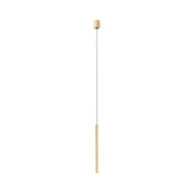 Redo 01-3857 - LED luster na sajli NIKOS LED/8W/230V CRI 90 precnik 6 cm zlatni
