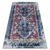 eoshop ANDRE preproga za pranje 1136 oriental vintage proti zdrsu - bordo/modra ( - Velikost: 120x170 cm)