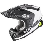 Scorpion VX-22 Air Ares motocross kaciga crno-bijela-fluo žuta