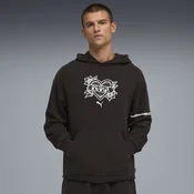 PUMA Swish N Ink II Relaxed Basketball Hoodie Men, Clothing, Black, XS