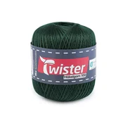 Twister Bombažna kvačkana preja Häkelgarn 100 g - (079) temno zelena