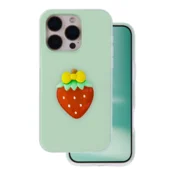 Tutti Frutti 2v1 silikonski ovitek za iPhone 16 Pro - zelen
