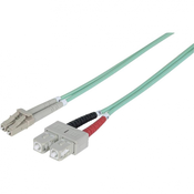 Intellinet Priključni kabel iz optičnih vlaken [1x LC-vtič - 1x SC-vtič] 50/125µ multi-način OM3 3 m Intellinet