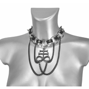 Ogrlica z obeskom LEVIATHAN CROSS CHAINS CHOKER - LSF9 38