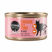 Snižena cijena! Cosma Asia u želeu - Piletina i tuna (6 x 85 g)